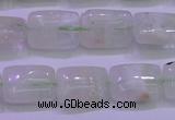 CFL1223 15.5 inches 8*12mm rectangle green fluorite gemstone beads