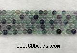 CFL1461 15.5 inches 6mm round A grade fluorite gemstone beads