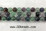 CFL1466 15.5 inches 16mm round A grade fluorite gemstone beads