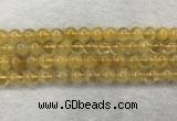 CFL1509 15.5 inches 10mm round yellow fluorite gemstone beads