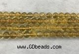 CFL1510 15.5 inches 10mm round yellow fluorite gemstone beads