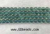CFL1517 15.5 inches 10mm round blue fluorite gemstone beads