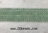 CFL1521 15.5 inches 4mm round green fluorite gemstone beads