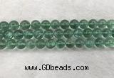 CFL1525 15.5 inches 12mm round green fluorite gemstone beads