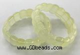 CGB3222 7.5 inches 12*20mm oval lemon quartz bracelets