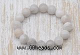 CGB5347 10mm, 12mm round white crazy lace agate beads stretchy bracelets