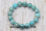 CGB5368 10mm, 12mm round sea sediment jasper beads stretchy bracelets