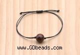 CGB9945 Fashion 12mm mahogany obsidian adjustable bracelet jewelry