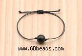 CGB9947 Fashion 12mm golden obsidian adjustable bracelet jewelry