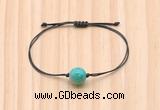 CGB9962 Fashion 12mm peafowl agate adjustable bracelet jewelry