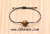 CGB9968 Fashion 12mm yellow tiger eye adjustable bracelet jewelry