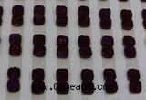 CGC212 10*10mm square druzy quartz cabochons wholesale