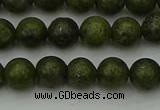 CGJ451 15.5 inches 6mm round green jasper beads wholesale