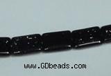 CGS129 15.5 inches 10*14mm rectangle blue goldstone beads wholesale