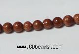 CGS50 15.5 inches 6mm round goldstone beads wholesale