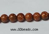 CGS51 15.5 inches 8mm round goldstone beads wholesale