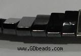 CHE255 15.5 inches 6*7*13mm hematite beads wholesale