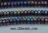 CHE969 15.5 inches 2*4mm rondelle plated hematite beads wholesale