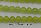 CKA203 15.5 inches 8mm round Korean jade gemstone beads