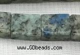 CKJ443 15.5 inches 8*10mm - 10*12mm rectangle natural k2 jasper beads