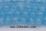 CKQ330 15.5 inches 8mm round dyed crackle quartz beads wholesale