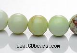 CLE20 16 inches 10mm round lemon turquoise stone beads Wholesale