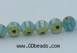 CLG627 10PCS 16 inches 6mm round lampwork glass beads wholesale