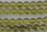 CLQ152 15.5 inches 8mm round natural lemon quartz beads wholesale