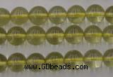 CLQ153 15.5 inches 10mm round natural lemon quartz beads wholesale
