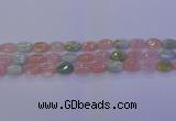 CMG237 15.5 inches 8*12mm oval morganite beads wholesale