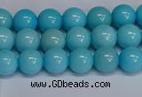 CMJ276 15.5 inches 8mm round Mashan jade beads wholesale