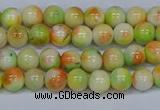 CMJ450 15.5 inches 6mm round rainbow jade beads wholesale