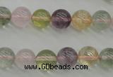 CMQ303 15.5 inches 10mm round multicolor quartz gemstone beads