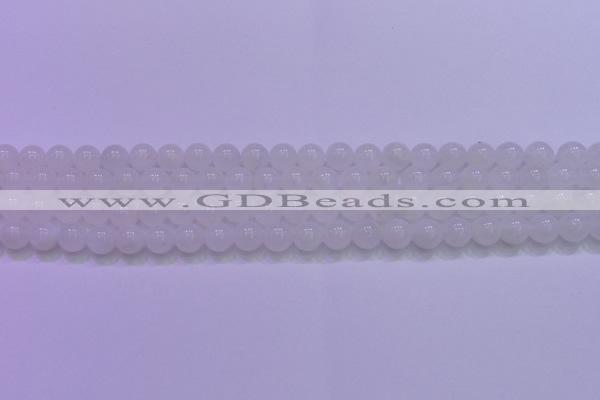 CMS1252 15.5 inches 8mm round natural white moonstone beads