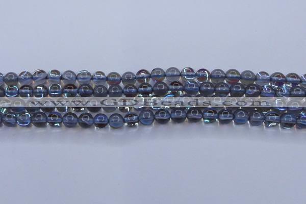 CMS1512 15.5 inches 8mm round synthetic moonstone beads wholesale