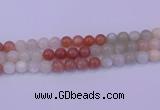 CMS634 15.5 inches 12mm round rainbow moonstone gemstone beads
