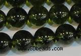 CNC435 15.5 inches 14mm round dyed natural white crystal beads