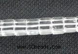 CNC60 15.5 inches 8*8mm cube grade A natural white crystal beads