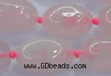 CNG351 15.5 inches 15*20mm - 25*30mm nuggets rose quartz beads