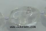 CNG357 15.5 inches 15*30mm - 25*48mm nuggets white crystal beads
