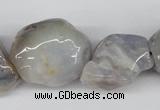 CNG52 15.5 inches 24*30mm nuggets botswana agate gemstone beads