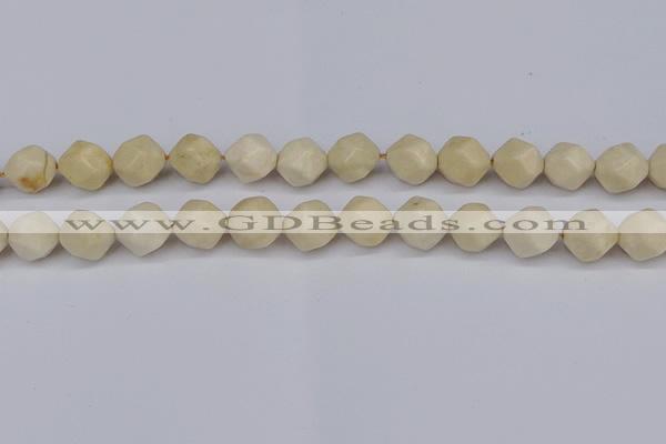 CNG6122 15.5 inches 8mm faceted nuggets jasper beads