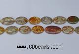 CNG7111 15.5 inches 18*25mm - 20*33mm freeform birdeye rhyolite beads