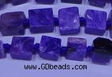 CNG7546 15.5 inches 6*8mm - 10*12mm freeform charoite beads