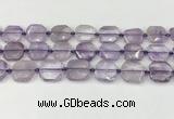 CNG8800 15.5 inches 16mm - 20mm faceted freeform amethyst beads