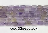CNG8847 15.5 inches 8*12mm - 10*16mm nuggets matte ametrine beads