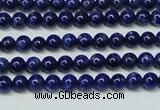 CNL1251 15.5 inches 4mm round natural lapis lazuli beads