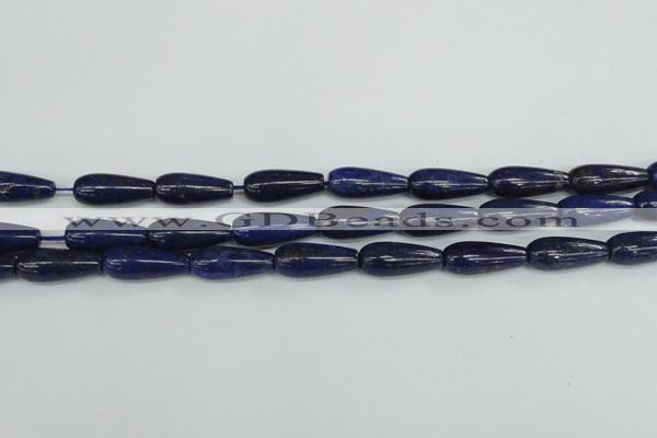 CNL1513 15.5 inches 10*30mm teardrop lapis lazuli beads wholesale