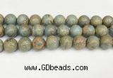 CNS337 15.5 inches 18mm round serpentine jasper beads wholesale