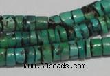CNT220 15.5 inches 3*7mm – 5*9mm heishi natural turquoise beads